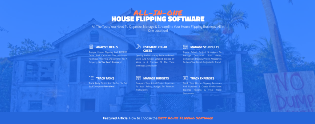 Screenshot 2022 11 20 at 15 36 41 Flipper Force House Flipping Software for Flippers Rehabbers